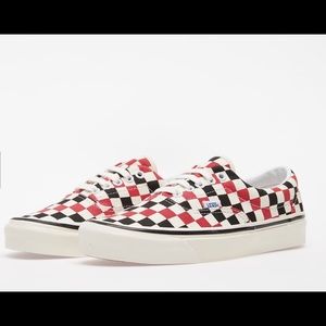 NWT RARE VANS ERA 95 DX Red/Black Checkered